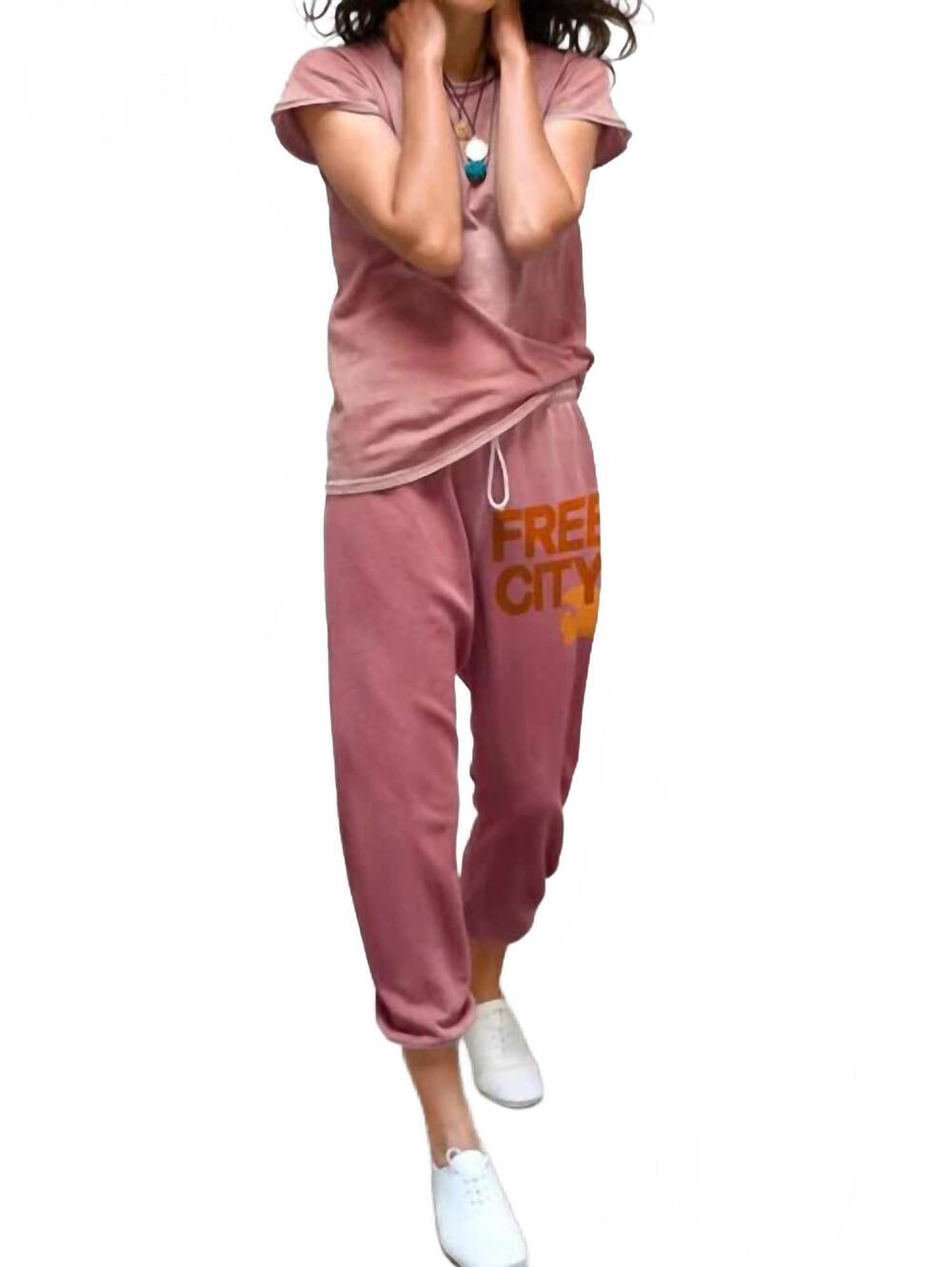 NEW FREECITY large sweatpant in hunkydory